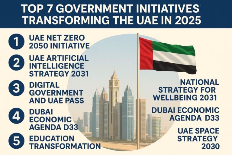 Top 7 Government Initiatives Transforming the UAE in 2025 - Tabsit